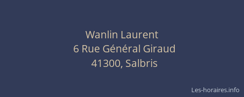 Wanlin Laurent