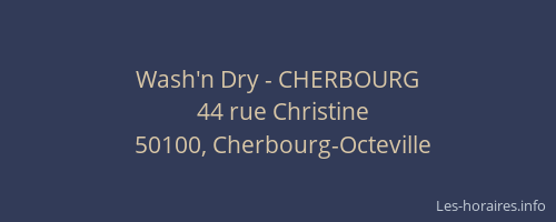 Wash'n Dry - CHERBOURG