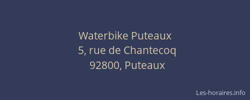 Waterbike Puteaux