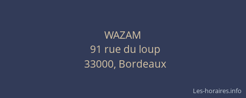 WAZAM