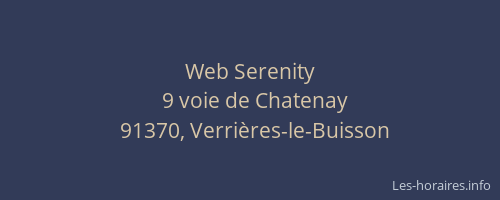 Web Serenity