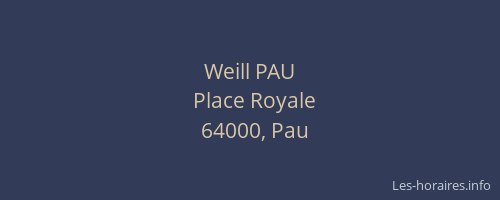 Weill PAU