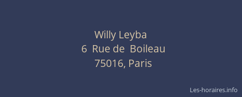 Willy Leyba