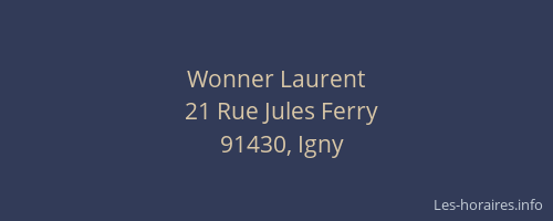 Wonner Laurent