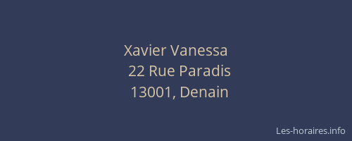 Xavier Vanessa