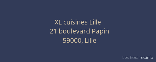 XL cuisines Lille
