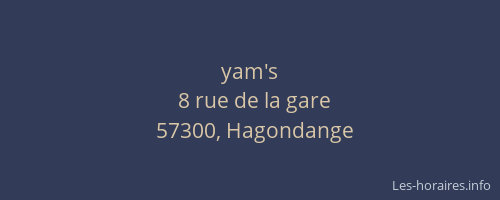 yam's