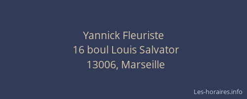 Yannick Fleuriste