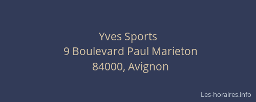 Yves Sports