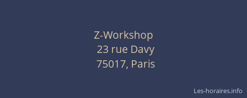 Z-Workshop