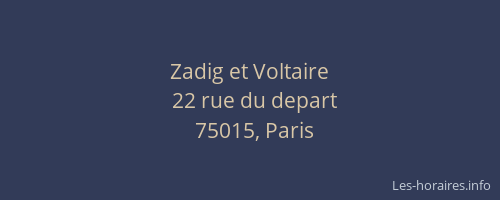 Zadig et Voltaire