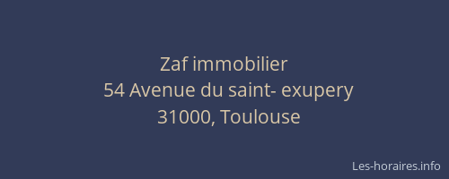 Zaf immobilier