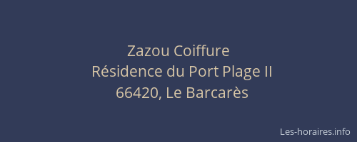 Zazou Coiffure