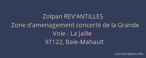 Zolpan REV'ANTILLES