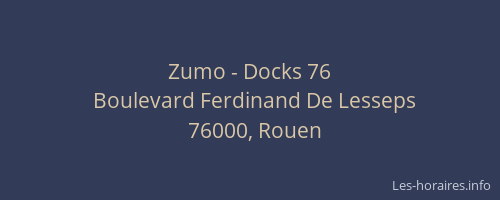 Zumo - Docks 76